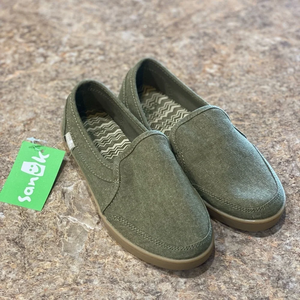 New Sanuk Slip Ons